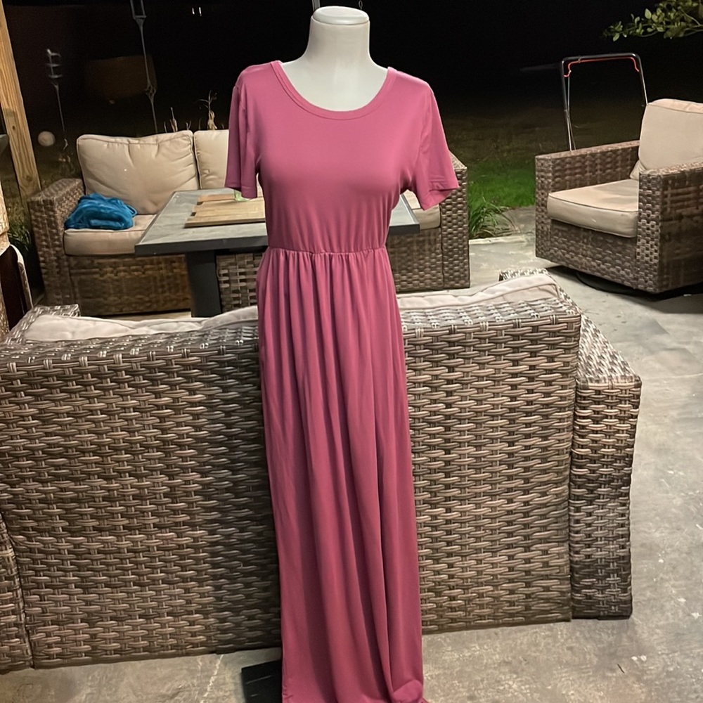 Purple Long Maxi Dress